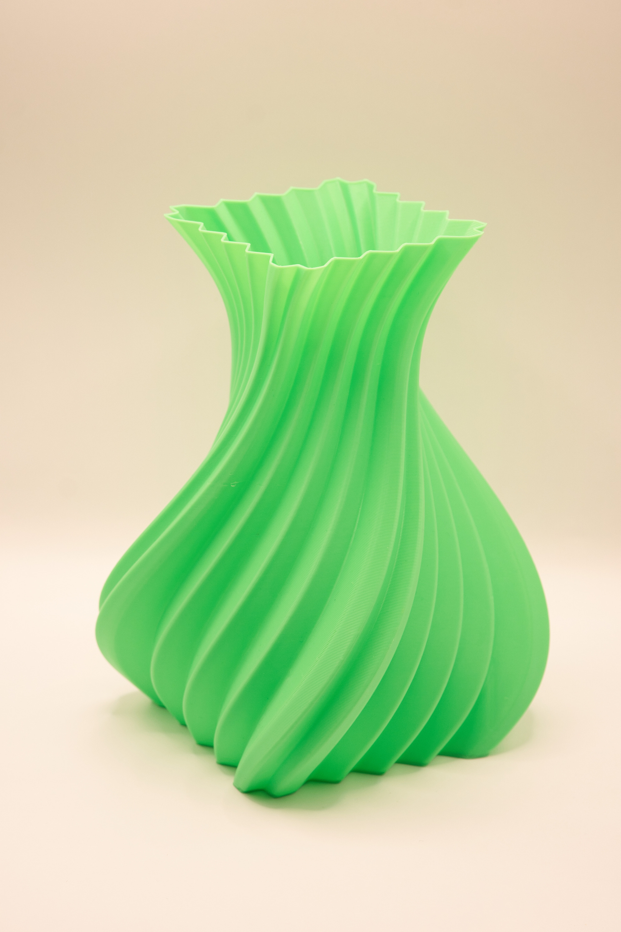 Green vase