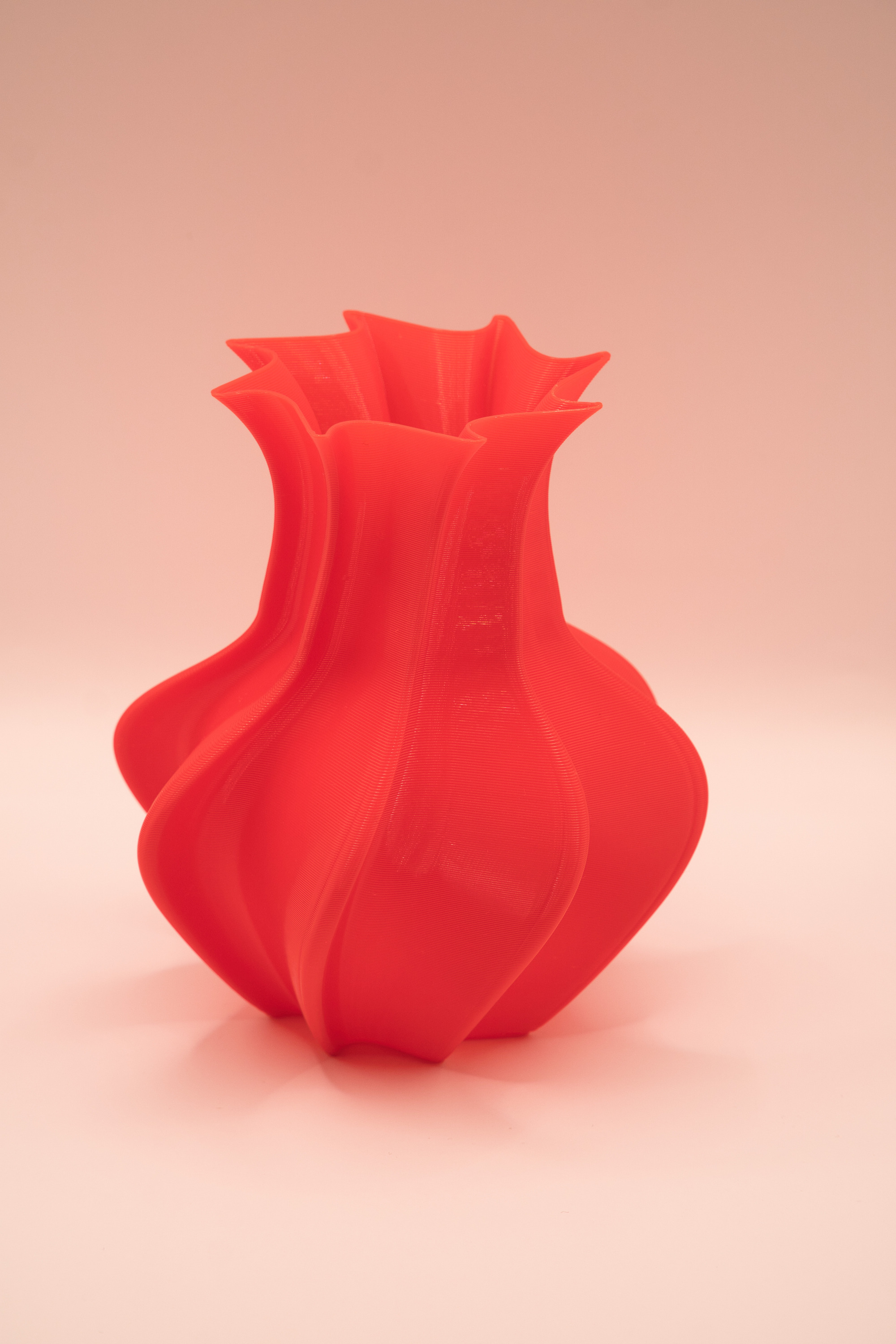 Red vase